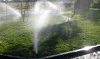 Impianto di irrigazione parco pubblico e giardino privato.