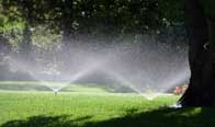 Impianto di irrigazione parco pubblico e giardino privato.