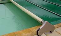 Copertura per piscina interrata a sfioro o skimmer