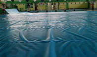 Copertura per piscina interrata a sfioro o skimmer